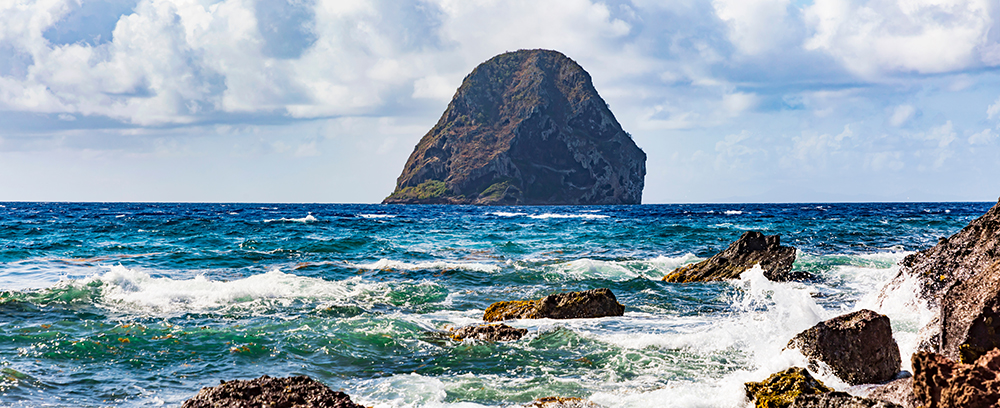 Le Rocher du Diamant, le plus beau site pour faire de la plongée sous-Marine en Martinique