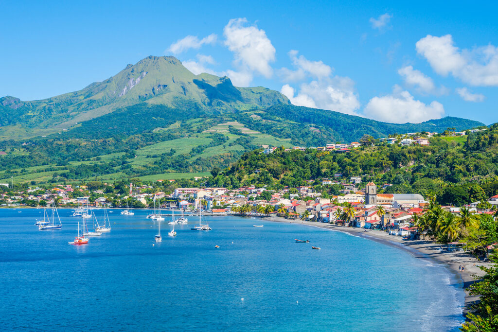 La montagne Pelée à Saint Pierre en Martinique